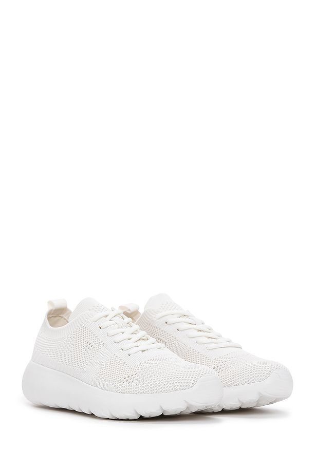 Zero Kadın Gri Bağcıklı Kalın Tabanlı Sneaker 25sfd43026f - 3