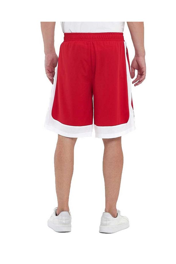 File Şeritli Jakarlı Polyester Erkek Spor Şort - 6