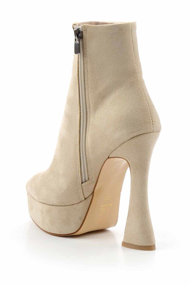 Bej Kadın Bot & Bootie K02204500202 - 4