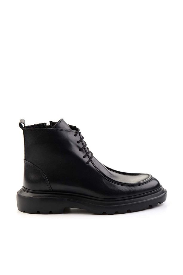 Siyah Leather Erkek Bot & Bootie E02401702143 - 1