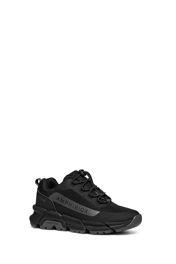 Erkek Çocuk Siyah Flexyper Plus Abx Bağcıklı Waterproof Sneaker J46lcc0fu50c0005 - 5