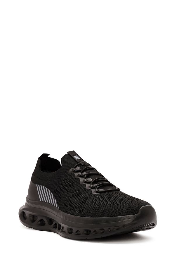 Zero Erkek Siyah Bağcıklı Kalın Tabanlı Sneaker 25sfd69176f - 6