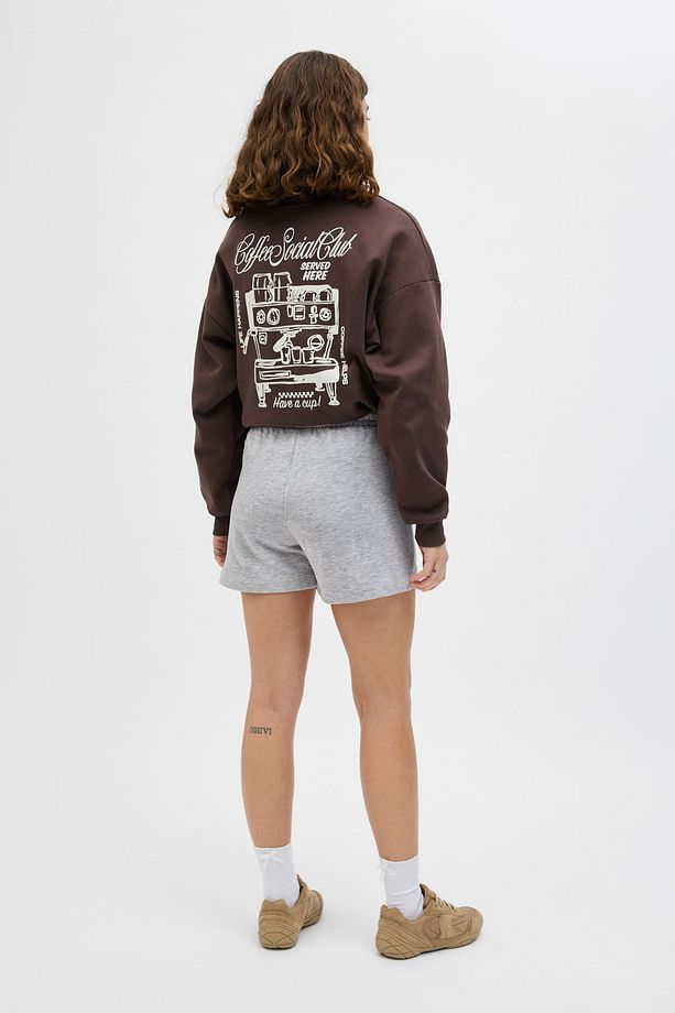 Jxalfa Reg Hw Shorts Swt Gri Kadın Şort - 3