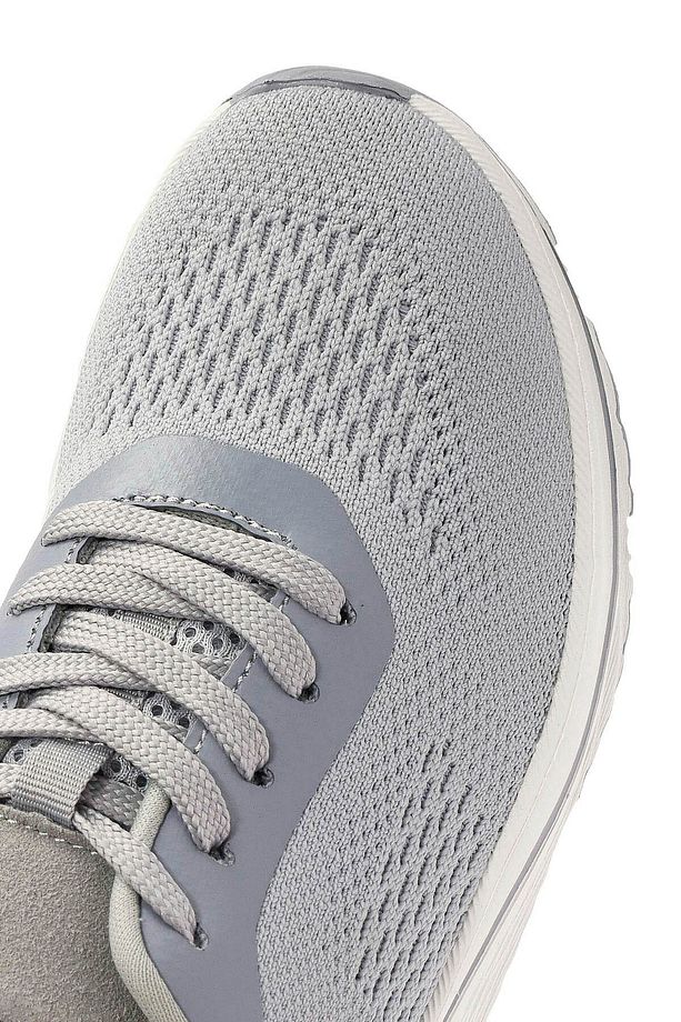 Zero Kadın Gri Bağcıklı Kalın Tabanlı Sneaker 25sfe49556f - 8