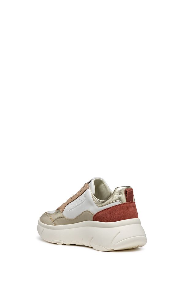 Kadın Beyaz Nebula 2.0 X Bağcıklı Kalın Taban Deri Sneaker D45nhb085cfc1327 - 6