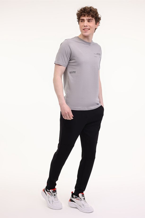 ml Power 11slg301 5fx Gri Erkek Kısa Kol T-shirt - 3