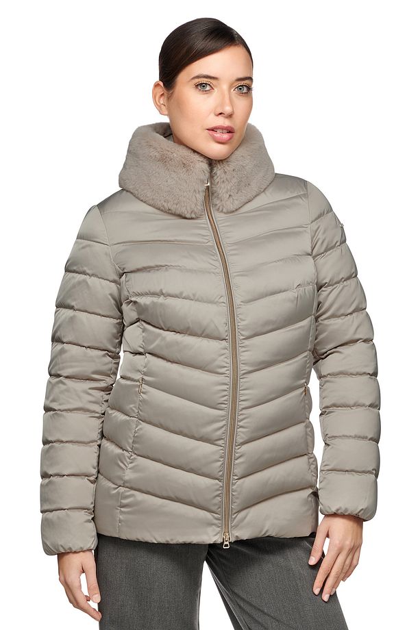 Kadın Bej Bettanie Kürk Detaylı Mont W4626tt3122f5025 - 1