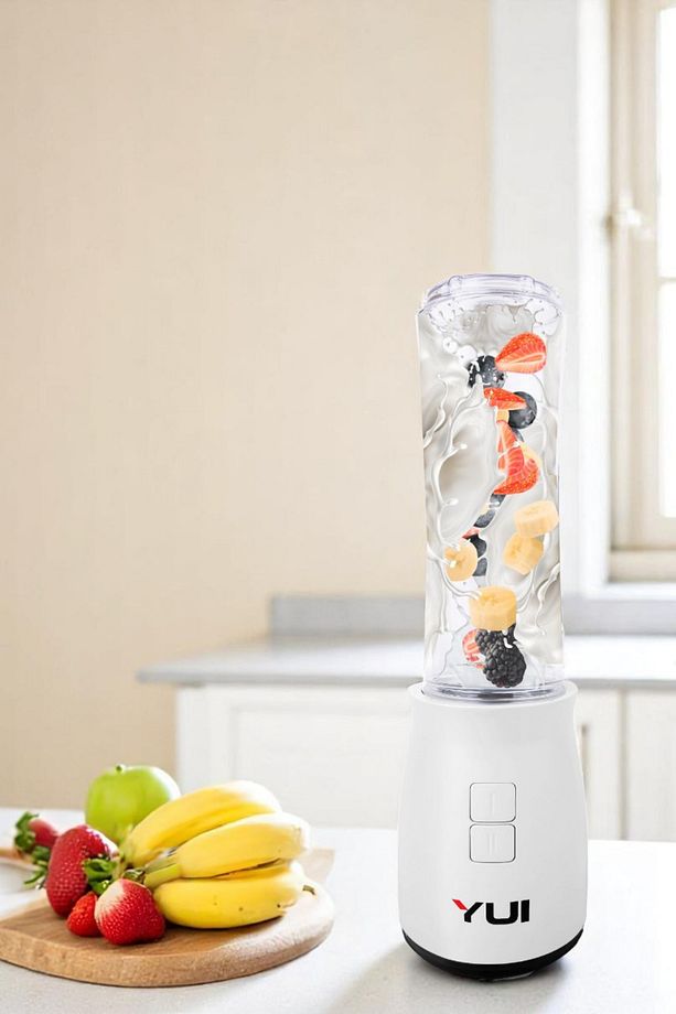 M19 500w Kişisel Smoothie Blender Beyaz 1 Adet Yedek Şişe - 3