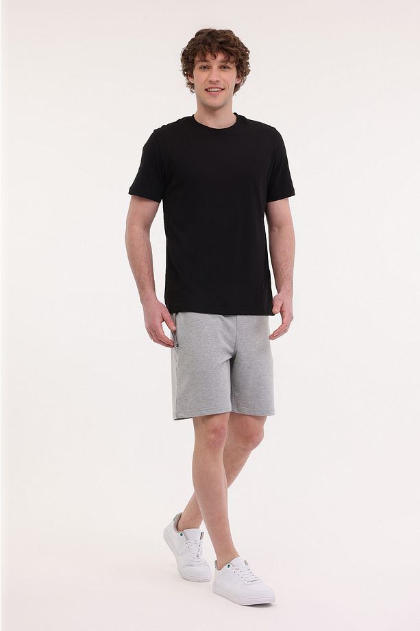 Mb Ct103 Pam Short 5fx Grı Melanj Erkek Şort - 3