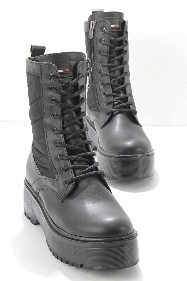 Siyah Kadın Bot & Bootie K02654002509 - 2