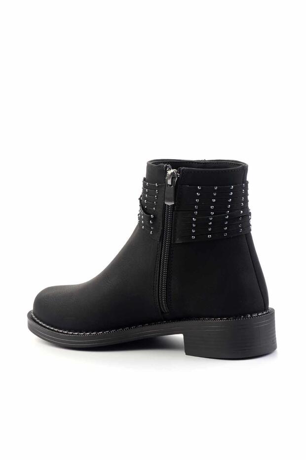 Siyah Kadın Bot & Bootie K02671903101 - 4