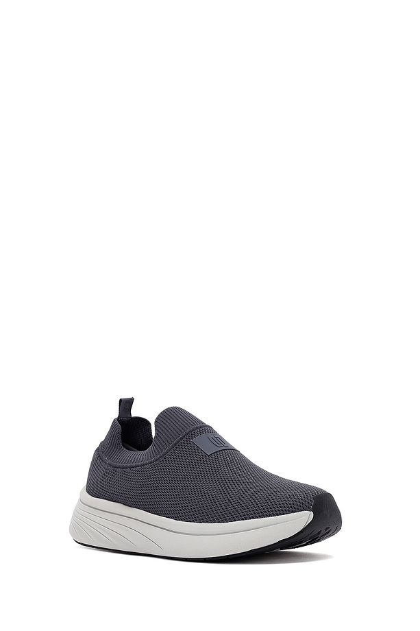Zero Erkek Gri Kalın Tabanlı Kumaş Sneaker 25sfd69526f - 6