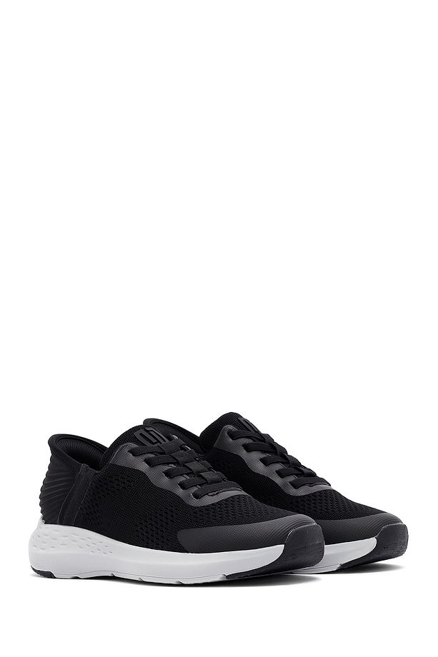Zero Erkek Siyah Kalın Tabanlı Kumaş Sneaker 25sfd69486f - 3