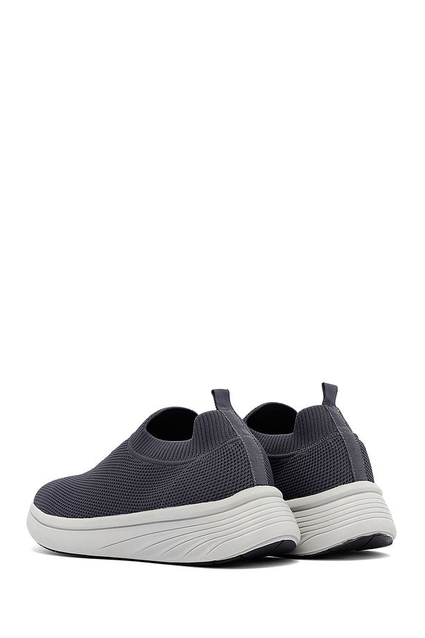 Zero Erkek Gri Kalın Tabanlı Kumaş Sneaker 25sfd69526f - 5