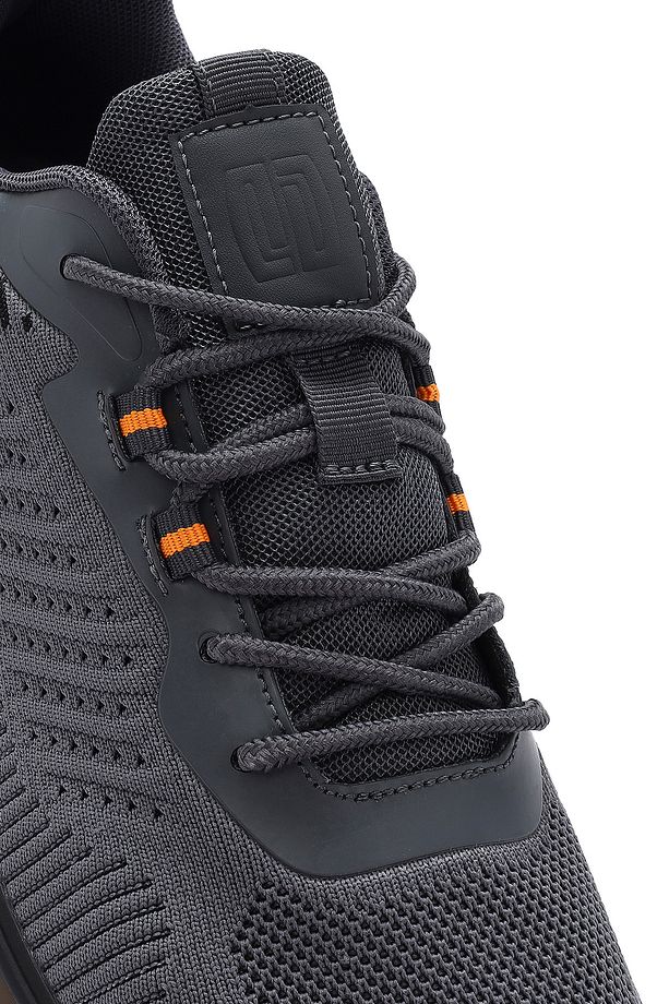 Zero Erkek Gri Bağcıklı Kalın Tabanlı Sneaker 25sfd69446f - 8
