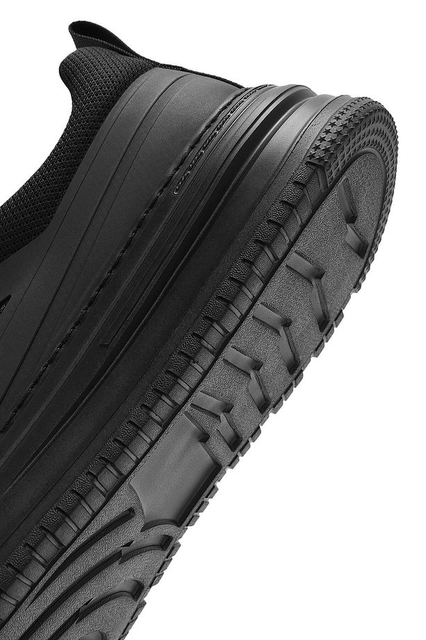 Erkek Siyah Bağcıklı Kalın Tabanlı Sneaker 25SFD69366F - 8