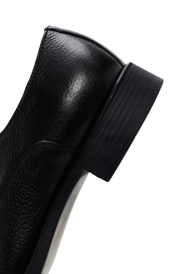 Erkek Siyah Bağcıklı Deri Klasik Ayakkabı 25SFD6206FT - 7