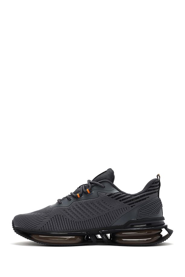 Zero Erkek Gri Bağcıklı Kalın Tabanlı Sneaker 25sfd69446f - 2