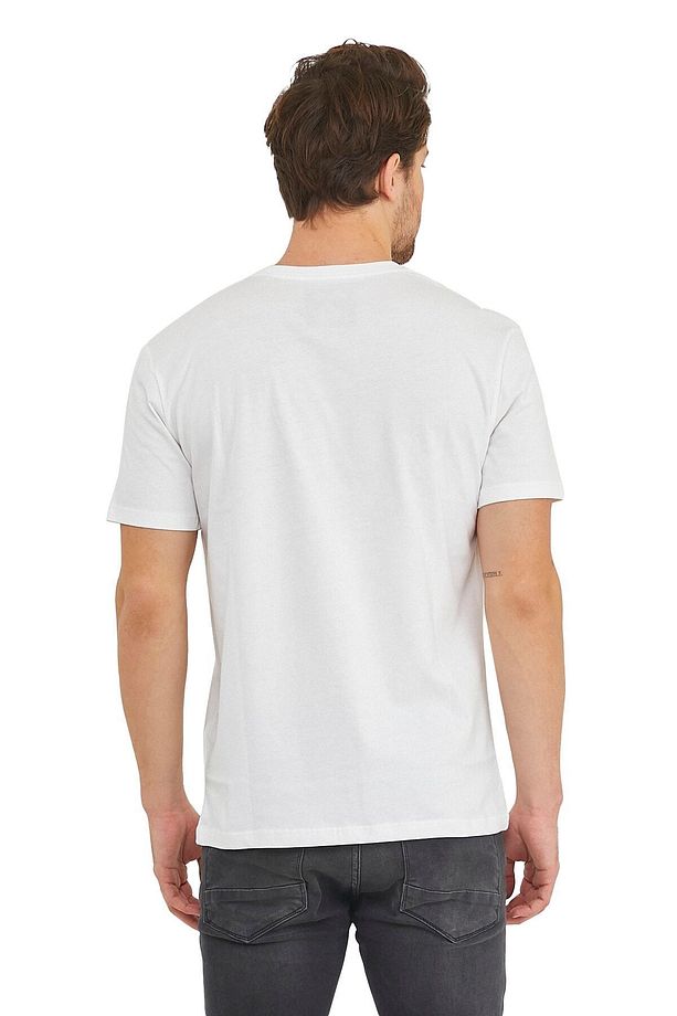Erkek Basic Baskısız Logolu Kısa Kol Tişört - 3