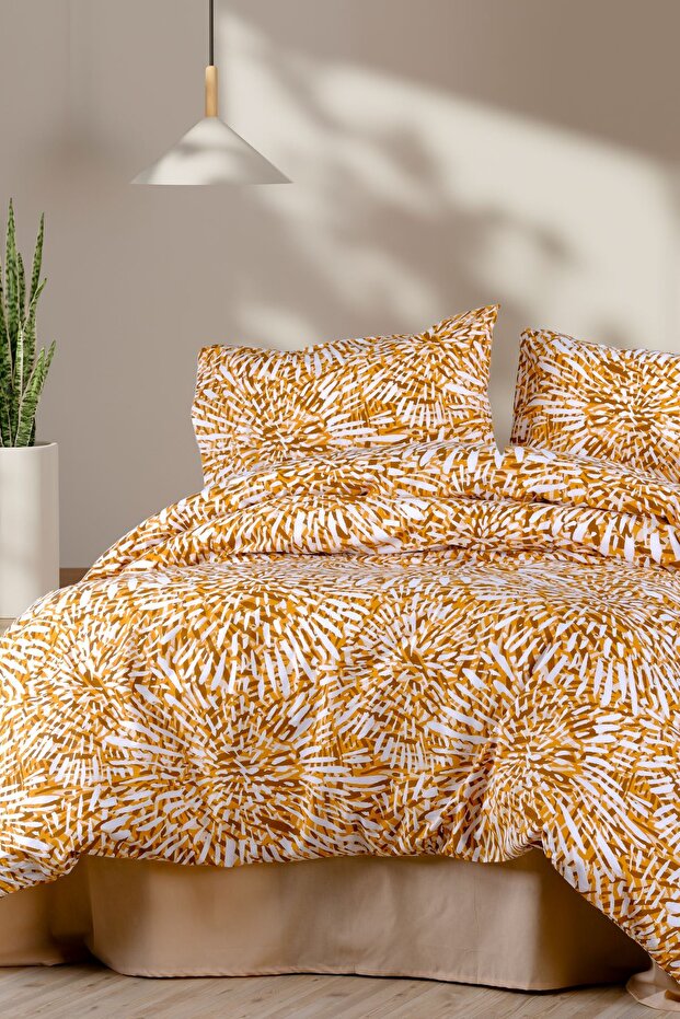Leopar Sevda 100% Cotton Double Duvet Cover Set 200X220 cm