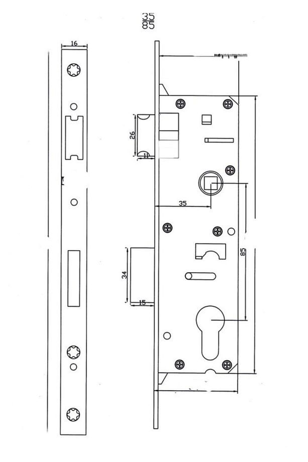 Pvc Kapı Ispanyolet 180cm-ito Marka - 5