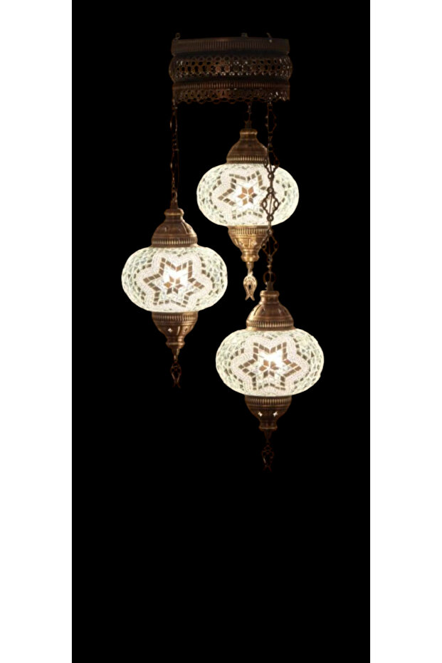 3'lü Mozaik Avize - 3