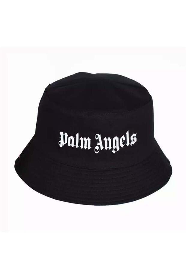 قبعة دلو سوداء من Palm Angels