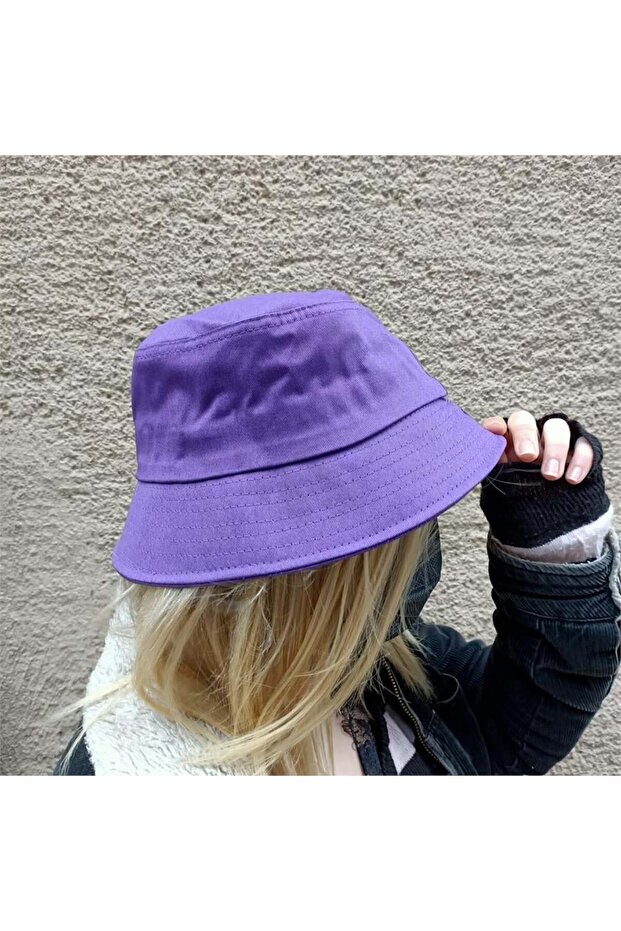Purple Bucket Hat - 1