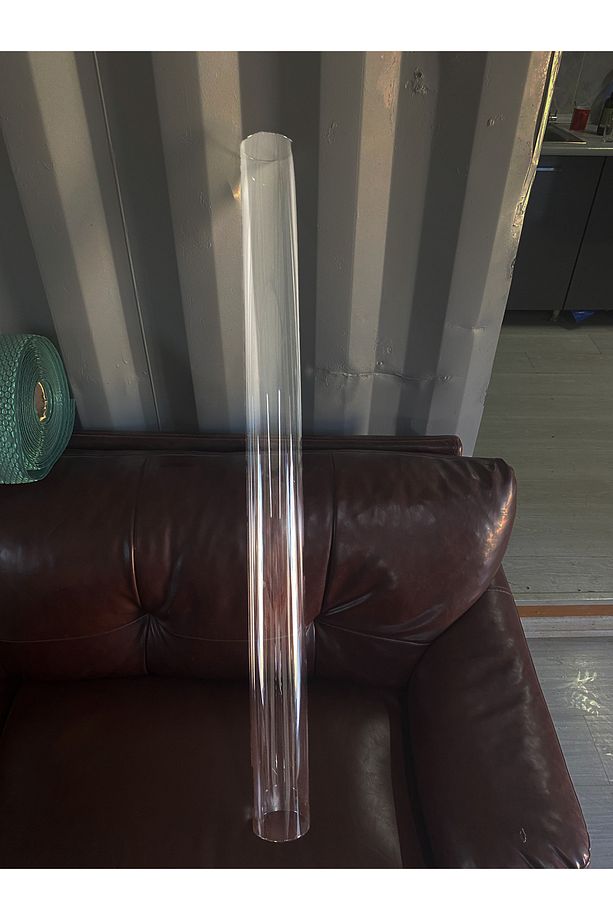 FÜZE PELET SOBASI İÇİN UYGUN 60 CM UZUNLUKTA CAM (SADECE CAM GÖNDERİLİR) - 2