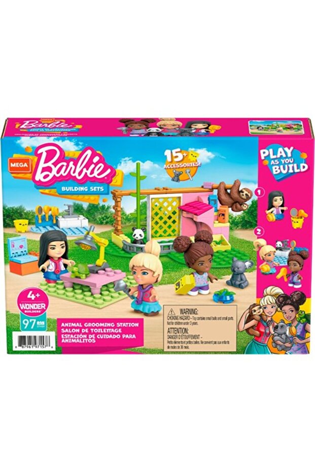 Mega Construx Barbie Pet Kuaförü Salonu Gyh09 - 1
