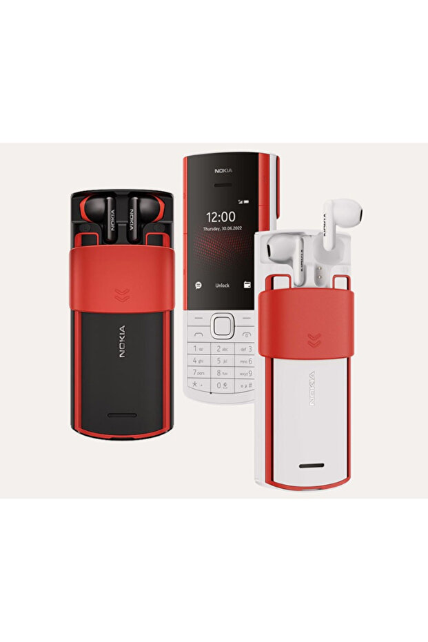 هاتف 5710 Xpress Audio المميز مع سماعات أذن لاسلكية مدمجة ومشغل MP3 بتقنية 4G وراديو FM وM - 4