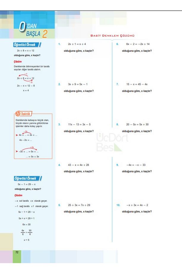 Start Matematik 0' dan başla - 5