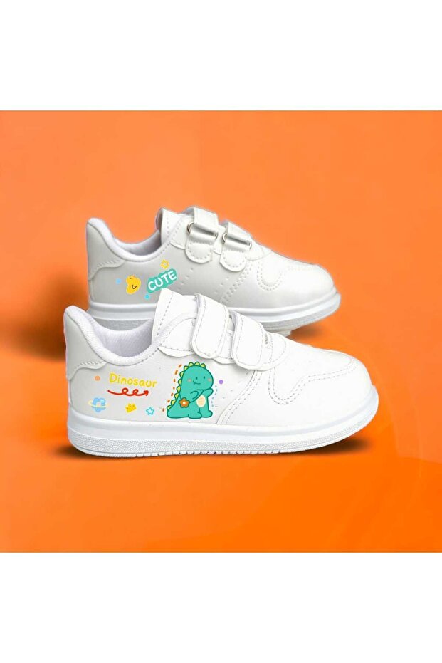 حذاء رياضي للأولاد مطبوع عليه ديناصور
