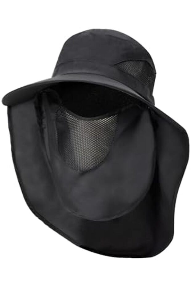 قبعة متعددة الوظائف (سوداء) - 8