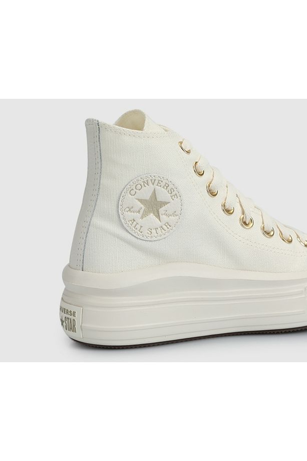Chuck Taylor All Star Move Hı Krem Kadın Sneaker A08384c - 4