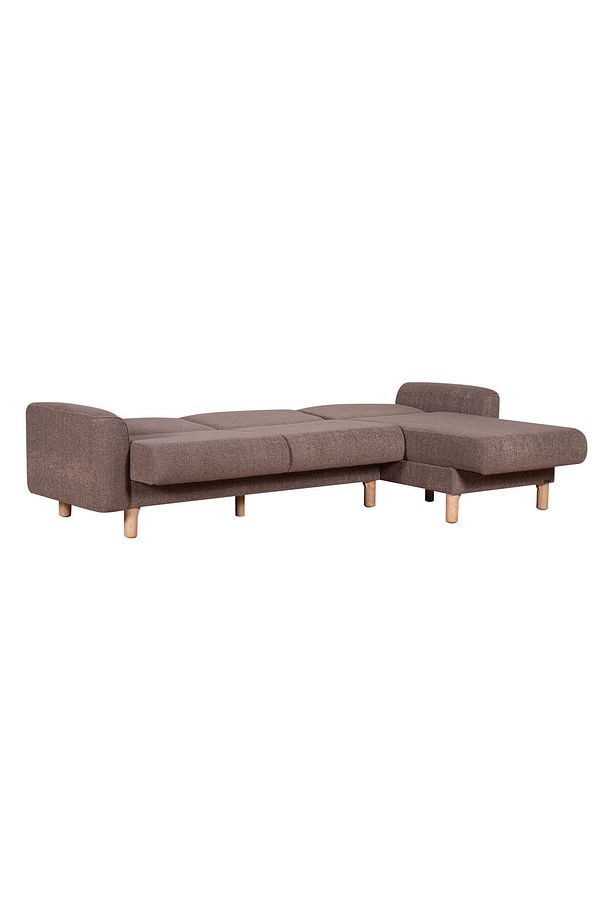 Bohem's Bohem Uzanmalı Köşe, Sağ Sol Kullanılabilen, Yüksek Ayaklı, Kahverengi - 5
