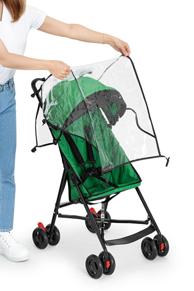 Simple Pembe Baston Bebek Arabası - 8