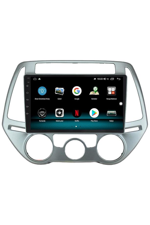 HYUNDAİ İ20 ANDROİD 13 MULTİMEDYA CARPLAY 4GB RAM+64GB HDD MANUEL KLİMA NAVİGASYON EKRAN - 4