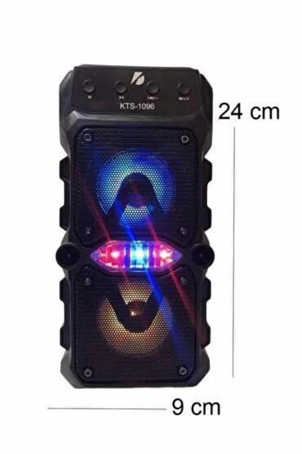 Bluetooth Hoparlör Yüksek Ses Kaliteli Büyük Boy Çift Çıkışlı Ses Bombası - 4