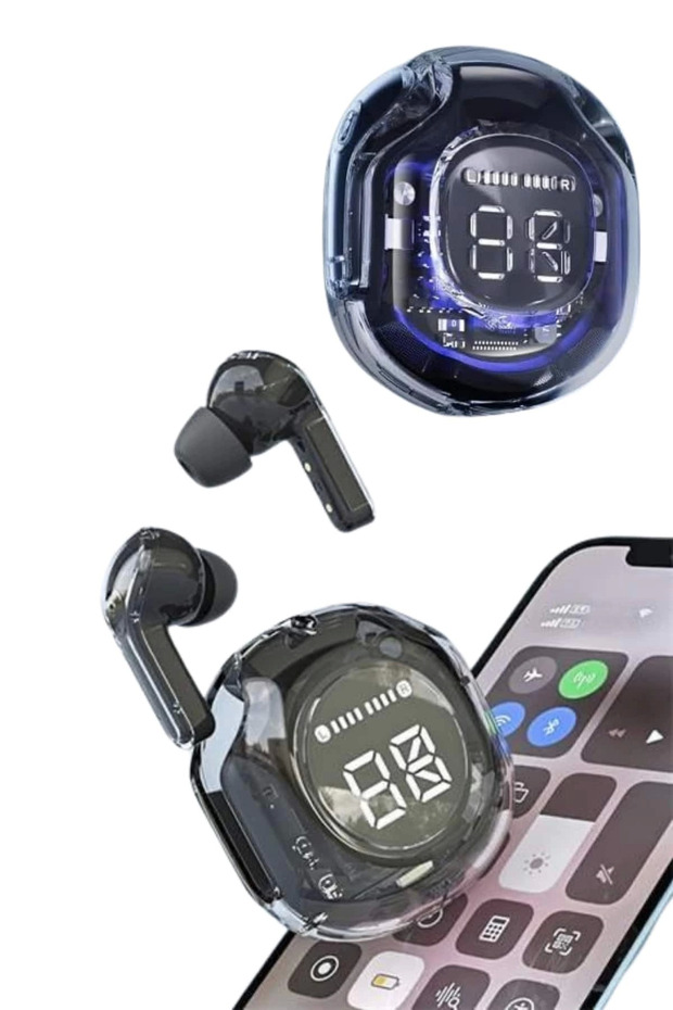 Ultrapods Led Göstergeli Oyuncu Kulaklığı ANC Destekli Bluetooth 5.3 - 5