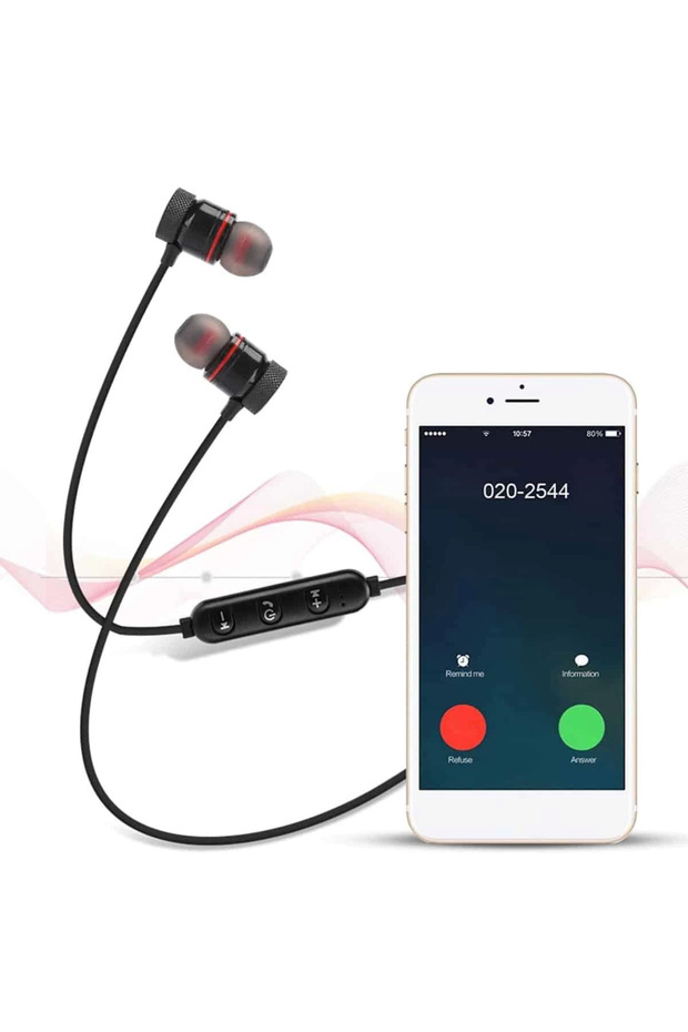 Kablolu Kulakiçi Bluetooth Kulaklık Mıknatıslı ANC Özellikli Yüksek Ses Kaliteli - 2