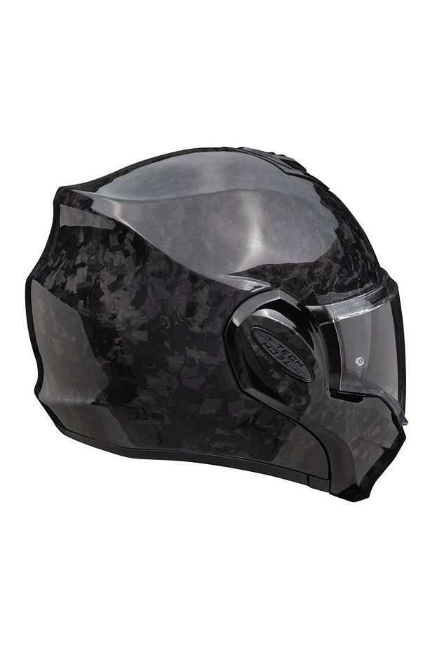 Exo-tech Evo Onyx Carbon Çene Açılabilir Motosiklet Kaskı Siyah - 3