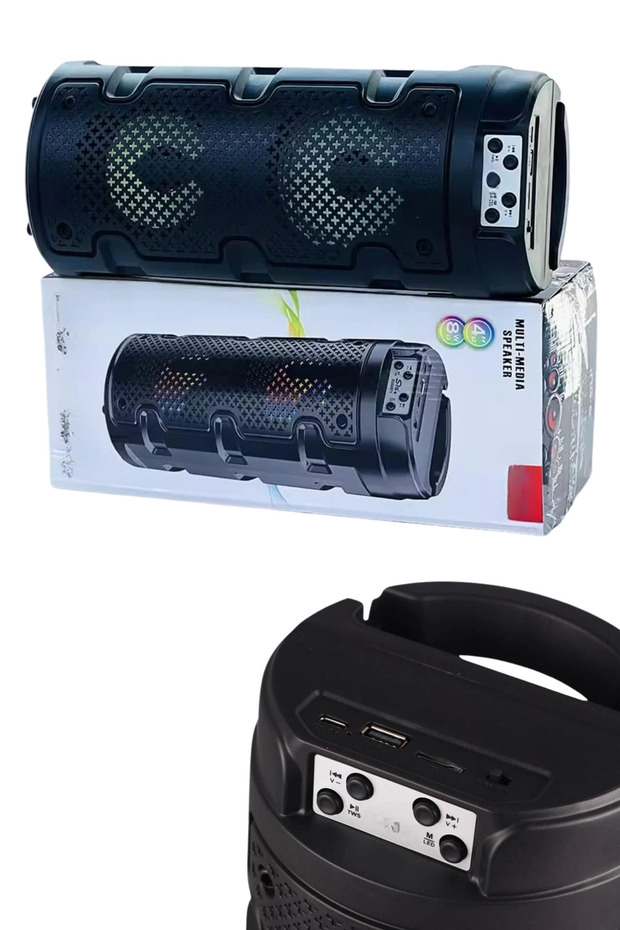 Bluetooth Hoparlör Yüksek Bass Ses Sistemiyle Hoparlör Kolon - 3
