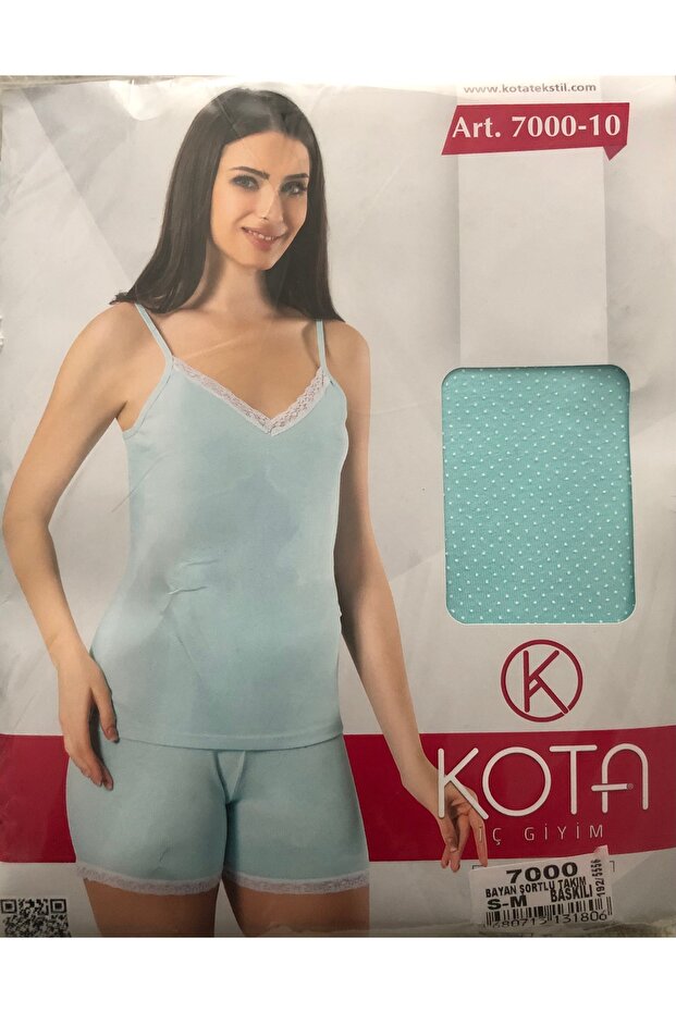 Women's Pajama Set Cotton Suspender Top Shorts Set