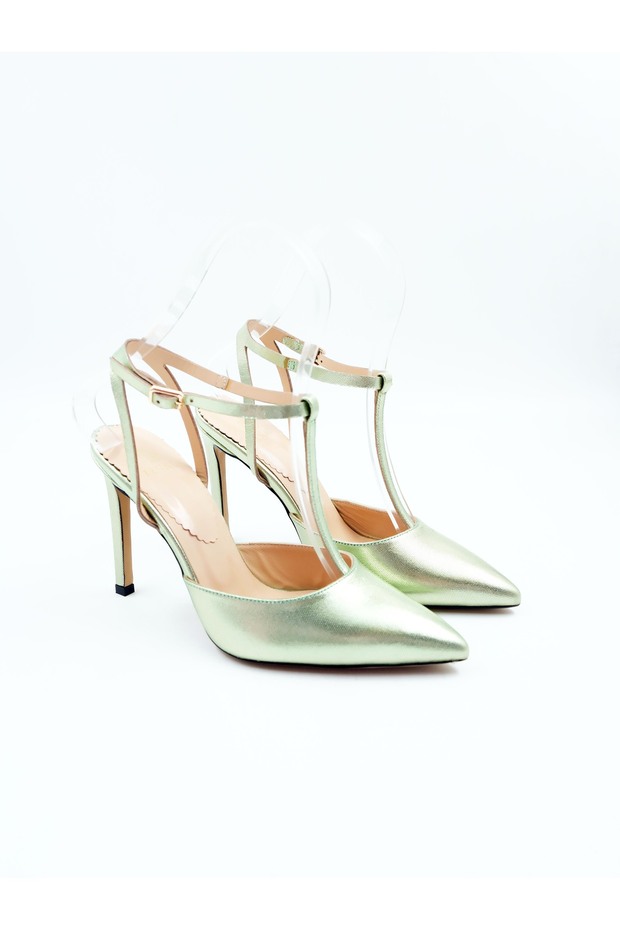 Women's Genuine Leather Heeled Shoes