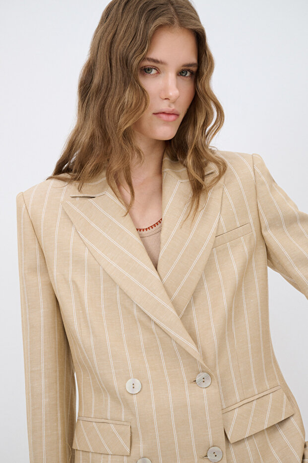 Çizgili Ceket - 5