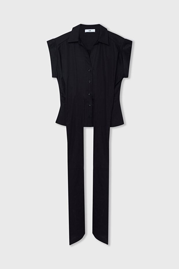 V Yaka Kolsuz Gömlek - 7