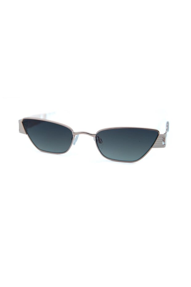 Fl 972 180g 54 Women's Cat Eye Rose Gold Metal Sunglasses