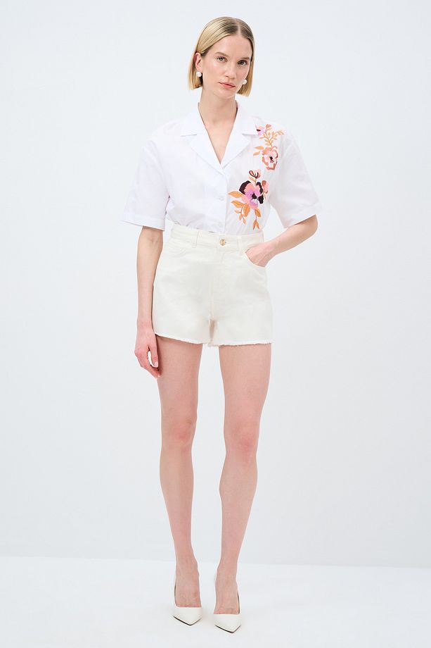 Cepli Denim Şort - 3