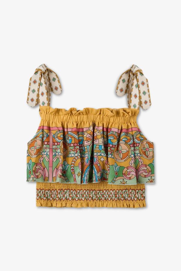 Bg Store Girl's Patterned Blouse